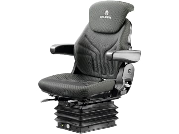 Grammer Traktorsitz "Compacto® Comfort W", luftgefedert, High-Performance-Stoff, anthrazit/grün/silber Grammer Traktorsitz "Compacto® Comfort W", luftgefedert, High-Performance-Stoff, anthrazit/grün/silber