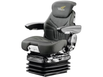 Grammer Traktorsitz "Maximo® Dynamic", luftgefedert, High-Performance-Stoff, anthrazit/grün/silber Grammer Traktorsitz "Maximo® Dynamic", luftgefedert, High-Performance-Stoff, anthrazit/grün/silber