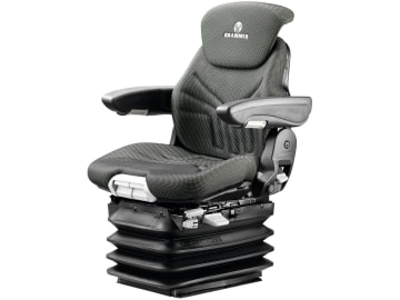Grammer Traktorsitz "Maximo® Comfort Plus", mit/ohne Sitzheizung, luftgefedert, High-Performance-Stoff, anthrazit/grün/silber Grammer Traktorsitz "Maximo® Comfort Plus", mit/ohne Sitzheizung, luftgefedert, High-Performance-Stoff, anthrazit/grün/silber
