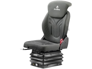 Grammer Traktorsitz "Compacto® Comfort S", luftgefedert, High-Performance-Stoff, anthrazit/grün/silber Grammer Traktorsitz "Compacto® Comfort S", luftgefedert, High-Performance-Stoff, anthrazit/grün/silber