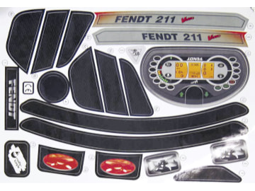 Rolly Toys® Aufkleber für Trettraktor Fendt 211 Vario, 105 000 200 00 Rolly Toys® Aufkleber für Trettraktor Fendt 211 Vario, 105 000 200 00