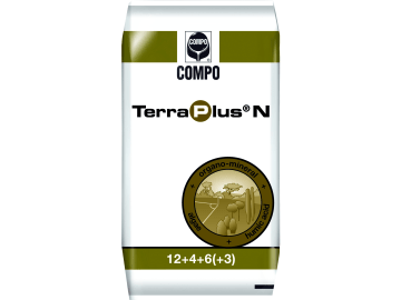 COMPO EXPERT TerraPlus® N Chloridarmer, stickstoffbetonter organisch-mineralischer NPK 12+4+6 Dünger, mit Huminsäuren und Kalium-Alginate 25 kg Sack COMPO EXPERT TerraPlus® N Chloridarmer, stickstoffbetonter organisch-mineralischer NPK 12+4+6 Dünger, mit Huminsäuren und Kalium-Alginate 25 kg Sack