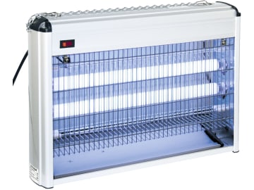 KERBL Fliegenvernichter "Eco Kill" 2 x 15 W, blau, max. 150 m², Aluminiumgehäuse, 299950 KERBL Fliegenvernichter "Eco Kill" 2 x 15 W, blau, max. 150 m², Aluminiumgehäuse, 299950