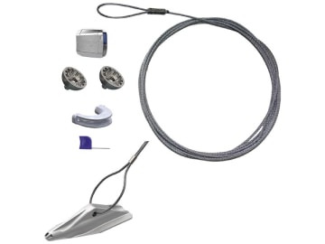 GRIPPLE® Klappanker Set für Metallpfähle Nr. 3 3 mm Einschlagtiefe 1 m Länge 4,5 m GRIPPLE® Klappanker Set für Metallpfähle Nr. 3 3 mm Einschlagtiefe 1 m Länge 4,5 m