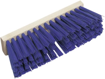 DeLaval Ersatzbesen 30 cm, Borstenbesatz PVC, blau, für Holzstiele mit 28 – 34 mm Durchmesser DeLaval Ersatzbesen 30 cm, Borstenbesatz PVC, blau, für Holzstiele mit 28 – 34 mm Durchmesser