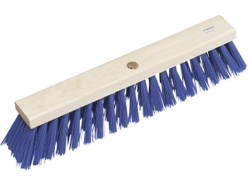 DeLaval Ersatzbesen 48 cm, Borstenbesatz PVC, blau, für Holzstiele mit 28 – 34 mm Durchmesser DeLaval Ersatzbesen 48 cm, Borstenbesatz PVC, blau, für Holzstiele mit 28 – 34 mm Durchmesser