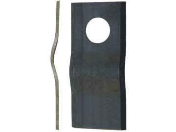 MWS Kreiselmäherklinge "C", 108 x 47 x 3 mm, links/rechts, gewellt für Claas, Kuhn, Kverneland, Pöttinger, PZ Zweegers, Taarup, Vicon, 25 St. MWS Kreiselmäherklinge "C", 108 x 47 x 3 mm, links/rechts, gewellt für Claas, Kuhn, Kverneland, Pöttinger, PZ Zweegers, Taarup, Vicon, 25 St.