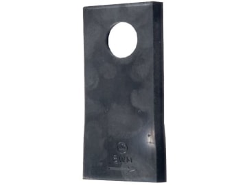 Industriehof® Kreiselmäherklinge "F", links/rechts, 96 x 47 x 3 mm, gedreht, für Deutz-Fahr, Krone, Pöttinger Industriehof® Kreiselmäherklinge "F", links/rechts, 96 x 47 x 3 mm, gedreht, für Deutz-Fahr, Krone, Pöttinger