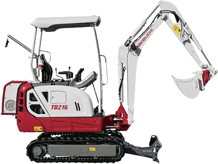 Takeuchi Hybridbagger TB216 bis 1,8 t