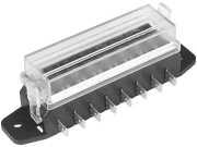 Herth + Buss Sicherungsdose 119 x 37 x 32 mm, 8-polig, Aufbau für Flachstecksicherungen "Standard", 50 300 824 Herth + Buss Sicherungsdose 119 x 37 x 32 mm, 8-polig, Aufbau für Flachstecksicherungen "Standard", 50 300 824