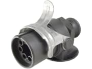 Herth + Buss ABS-Stecker 5-polig, 24 V, Crimpverbinder, mit Zugentlastung, gedrehten Kontakten, Trompetenkappe und Manteldichtung, 51 305 548 Herth + Buss ABS-Stecker 5-polig, 24 V, Crimpverbinder, mit Zugentlastung, gedrehten Kontakten, Trompetenkappe und Manteldichtung, 51 305 548