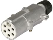 Herth + Buss Stecker 24 V, 7-polig, Schraubanschluss, Aluminium, 51 305 584 Herth + Buss Stecker 24 V, 7-polig, Schraubanschluss, Aluminium, 51 305 584