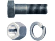 Industriehof® Sechskantschraube 7/16'' UNF x 35 - 12.9 mit Schaft, Sicherungsmutter und Federring für universal, 30-71635 Industriehof® Sechskantschraube 7/16'' UNF x 35 - 12.9 mit Schaft, Sicherungsmutter und Federring für universal, 30-71635