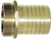 Hücobi Schlauchstutzen, 1" AG, Messing, gerillt, V-Teil, Schelleneinbindung, Außengewinde Hücobi Schlauchstutzen, 1" AG, Messing, gerillt, V-Teil, Schelleneinbindung, Außengewinde