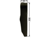 Industriehof® Kreiseleggenzinken links 60 x 300 x 15 mm, Bohrung 19 mm für Amazone Industriehof® Kreiseleggenzinken links 60 x 300 x 15 mm, Bohrung 19 mm für Amazone