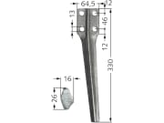 Industriehof® Kreiseleggenzinken links 64,5 x 330 x 16; 26 mm; mm, Bohrung 13 mm für Cam, Eberhardt, Frost Industriehof® Kreiseleggenzinken links 64,5 x 330 x 16; 26 mm; mm, Bohrung 13 mm für Cam, Eberhardt, Frost