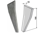 Industriehof® Aufschweißspitze links/rechts, 195 x 15 mm, für Amazone Kreiseleggenzinken RH-92 R/L Industriehof® Aufschweißspitze links/rechts, 195 x 15 mm, für Amazone Kreiseleggenzinken RH-92 R/L
