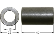 Buchse 40 x 4,5 mm Ø innen 13 mm Ø außen 22 mm für Doppstadt, Epoke Buchse 40 x 4,5 mm Ø innen 13 mm Ø außen 22 mm für Doppstadt, Epoke