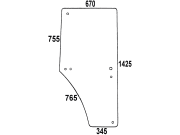 Türscheibe, grün, rechts, für John Deere 6100-6930, 6010-6910, 6020SE-6620SE, 6120Premium-6630Premium, 6920/S Premium, 6215/6515Classic, 7430/7530 Premium/E-Premium Türscheibe, grün, rechts, für John Deere 6100-6930, 6010-6910, 6020SE-6620SE, 6120Premium-6630Premium, 6920/S Premium, 6215/6515Classic, 7430/7530 Premium/E-Premium