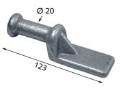 Pendelbolzen, Länge 123 mm, für Universalverschluss Pendelbolzen, Länge 123 mm, für Universalverschluss