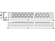 Leitersprosse, L x B 1.980 x 55 mm, breit, roh Leitersprosse, L x B 1.980 x 55 mm, breit, roh