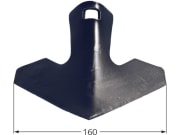 Kultivatorschar 160 mm für 124A/126A Kultivatorschar 160 mm für 124A/126A