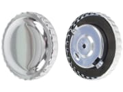 Tankdeckel universal, transparente Chromatierung, Ø innen Tankstutzen 50 mm, mit Be- und Entlüftung, Bajonettverschluss Tankdeckel universal, transparente Chromatierung, Ø innen Tankstutzen 50 mm, mit Be- und Entlüftung, Bajonettverschluss