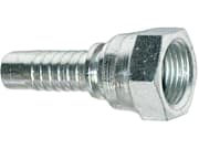 Dichtnippel "DKR", DN 8 - 5/16", 3/8"-19, flachdichtend, mit gecrimpter Mutter Dichtnippel "DKR", DN 8 - 5/16", 3/8"-19, flachdichtend, mit gecrimpter Mutter
