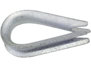 Kausche verzinkt DIN 6899 B, für Stahlseil 3 mm Kausche verzinkt DIN 6899 B, für Stahlseil 3 mm