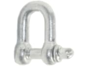 Schäkel verzinkt Lichte Weite 14 mm, Tragkraft 0,40 t, DIN 82101A Schäkel verzinkt Lichte Weite 14 mm, Tragkraft 0,40 t, DIN 82101A