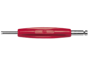 Tip Top Ventilschrauber "Standard, VG5", Plastikgriff, vernickelte Metallteile Tip Top Ventilschrauber "Standard, VG5", Plastikgriff, vernickelte Metallteile