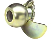 Walterscheid Kugelfangprofil Kat. 3/2, d 28,7 mm, d1 12 mm, für Unterlenkerfanghaken, mit Kette und Klappsplint, 1099035 Walterscheid Kugelfangprofil Kat. 3/2, d 28,7 mm, d1 12 mm, für Unterlenkerfanghaken, mit Kette und Klappsplint, 1099035