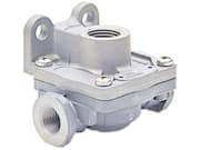 Wabco Schnellentlüftungsventil, Pneumatisch, mit ByPass, auch 2-Wegeventil, Betriebsdruck max. 12 bar Wabco Schnellentlüftungsventil, Pneumatisch, mit ByPass, auch 2-Wegeventil, Betriebsdruck max. 12 bar