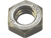 Sechskantmutter DIN 936 M 16, SW 24, Höhe 8 mm, Güte 04, Stahl, verzinkt, blau passiviert (A2K), flach, 031916 Sechskantmutter DIN 936 M 16, SW 24, Höhe 8 mm, Güte 04, Stahl, verzinkt, blau passiviert (A2K), flach, 031916