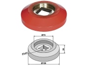 Außenflansch 158 x 75 x 35 mm für Lagerung für Vierkantwelle 40 x 40 mm (Best. Nr. 10075727) Außenflansch 158 x 75 x 35 mm für Lagerung für Vierkantwelle 40 x 40 mm (Best. Nr. 10075727)