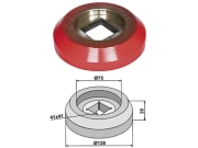 Innenflansch 138 x 75 x 35 mm Innenflansch 138 x 75 x 35 mm