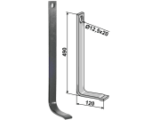 Stützfeder 490 x 10 x 40 mm, für universal Spurlockerzinken mit Schar (Best. Nr. 10075575) Stützfeder 490 x 10 x 40 mm, für universal Spurlockerzinken mit Schar (Best. Nr. 10075575)