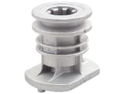 Messerkupplung für Castel Garden, Ø Welle 22,2 mm, Aufnahme 18 mm, Einstecktiefe 43 mm Messerkupplung für Castel Garden, Ø Welle 22,2 mm, Aufnahme 18 mm, Einstecktiefe 43 mm