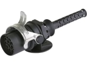 Herth + Buss Stecker 24 V, 15-polig, Crimpverbinder, für Kabel bis 15 mm Durchmesser, mit Zugentlastung, 51 305 243 Herth + Buss Stecker 24 V, 15-polig, Crimpverbinder, für Kabel bis 15 mm Durchmesser, mit Zugentlastung, 51 305 243