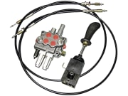 Einhebelsteuerventil dw/dw+S, 45 l/min, Einhebelsteuerung mit 2 Seilzügen 2.000 mm Einhebelsteuerventil dw/dw+S, 45 l/min, Einhebelsteuerung mit 2 Seilzügen 2.000 mm