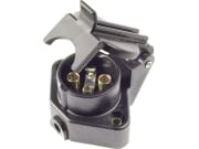 Herth + Buss Steckdose 4-polig, 6 – 24 V, Schraubanschluss, mit Schlussleuchtenabschaltung, Kunststoff, 51 305 134 Herth + Buss Steckdose 4-polig, 6 – 24 V, Schraubanschluss, mit Schlussleuchtenabschaltung, Kunststoff, 51 305 134