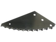 MWS Messer 435 x 200 x 5 mm, halbrund, gezahnt für Futtermischwagen Strautmann MWS Messer 435 x 200 x 5 mm, halbrund, gezahnt für Futtermischwagen Strautmann