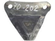 Fräsmesserklinge, 62 x 90 x 4 mm, glatt, abgewinkelt für Walker Fräsmesserklinge, 62 x 90 x 4 mm, glatt, abgewinkelt für Walker