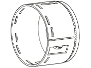 Walterscheid Kupplungsgehäuse Baugröße 2500, d 36 mm, für Reibkupplungen K96/4, FK96/4, FBK96/4, 1161386 Walterscheid Kupplungsgehäuse Baugröße 2500, d 36 mm, für Reibkupplungen K96/4, FK96/4, FBK96/4, 1161386