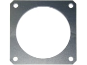 Hücobi 4-Eck-Flansch, schwarz, 180 x 180 mm, 6", für Gülleflanschschieber Hücobi 4-Eck-Flansch, schwarz, 180 x 180 mm, 6", für Gülleflanschschieber