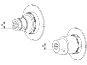 Walterscheid Nabe, Profil 1 3/8" 6, Verschluss ZV (Ziehverschluss offen), für Reibkupplungen K96, EK96, 1601577 Walterscheid Nabe, Profil 1 3/8" 6, Verschluss ZV (Ziehverschluss offen), für Reibkupplungen K96, EK96, 1601577
