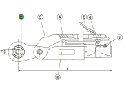 Walterscheid Stabilisator "ADSST-B", Grundkörper mechanisch, mit Spannstift, 350 mm, Federweg +/- 33 mm, für Unterlenker mechanisch, 1309183 Walterscheid Stabilisator "ADSST-B", Grundkörper mechanisch, mit Spannstift, 350 mm, Federweg +/- 33 mm, für Unterlenker mechanisch, 1309183