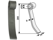 Mittelschlegel 200 x 34 x 8 mm, Bohrung 26 mm für Kuhn, Kverneland (Maletti), Nobili Mittelschlegel 200 x 34 x 8 mm, Bohrung 26 mm für Kuhn, Kverneland (Maletti), Nobili