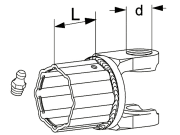Walterscheid Kupplungsgehäuse Baugröße 2200, d 24 mm, für Sternratschenkupplung K32B, 1041172 Walterscheid Kupplungsgehäuse Baugröße 2200, d 24 mm, für Sternratschenkupplung K32B, 1041172