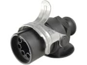 Herth + Buss EBS-Stecker 7-polig, 24 V, Crimpverbinder, mit Zugentlastung, gedrehten Kontakten, Trompetenkappe, Manteldichtung, 51 305 551 Herth + Buss EBS-Stecker 7-polig, 24 V, Crimpverbinder, mit Zugentlastung, gedrehten Kontakten, Trompetenkappe, Manteldichtung, 51 305 551